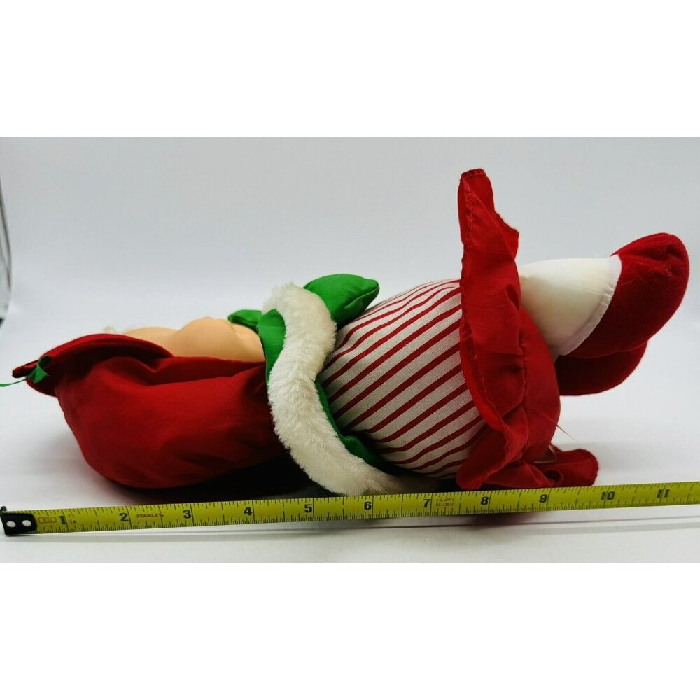 Fisher Price Puffalump Kids Christmas Girl Plush Doll Vinyl Face Vintage 1992 - Picture 6 of 6